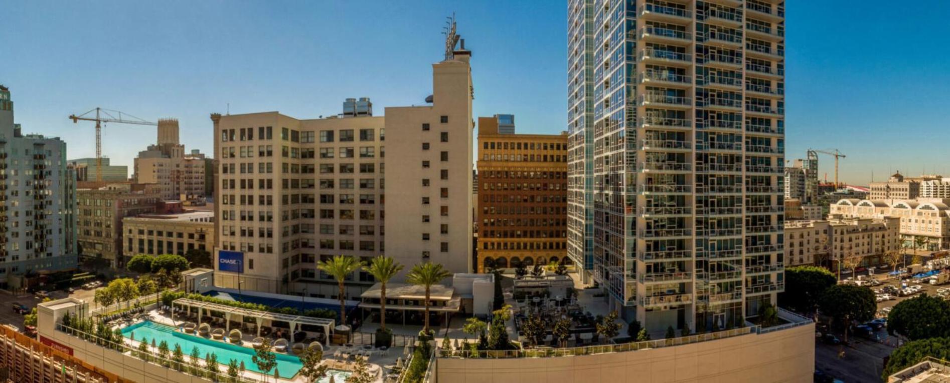Level Downtown La South Olive Los Angeles Exterior foto